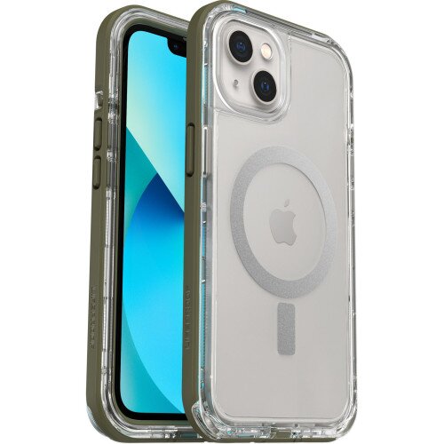 LifeProof NEXT Antimicrobial Case with MagSafe for iPhone 13 - Precedented Green