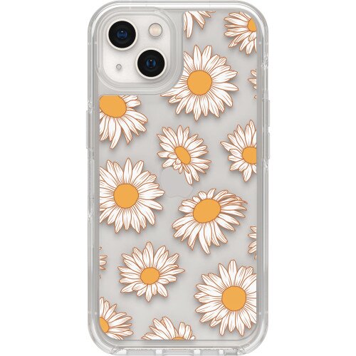 OtterBox Symmetry Series Clear Case for iPhone 13 - Vintage Daisy
