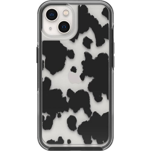 OtterBox Symmetry Series Clear Case for iPhone 13 - Cow Print