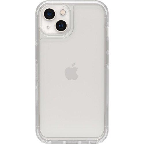 OtterBox iPhone 13 Case Symmetry Series Clear Antimicrobial - Clear