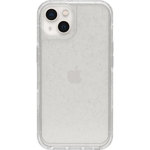 OtterBox iPhone 13 Case Symmetry Series Clear Antimicrobial - Stardust (Clear Glitter)