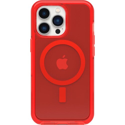 OtterBox iPhone 13 Pro Case for MagSafe Symmetry Series+ Clear - In The Red