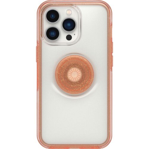 OtterBox iPhone 13 Pro Case Otter + Pop Symmetry Series Clear - Melondramatic (Clear / Orange)