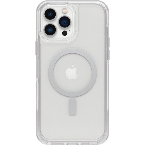 OtterBox iPhone 13 Pro Max and iPhone 12 Pro Max Case for MagSafe Symmetry Series+ Clear Antimicrobial - Clear
