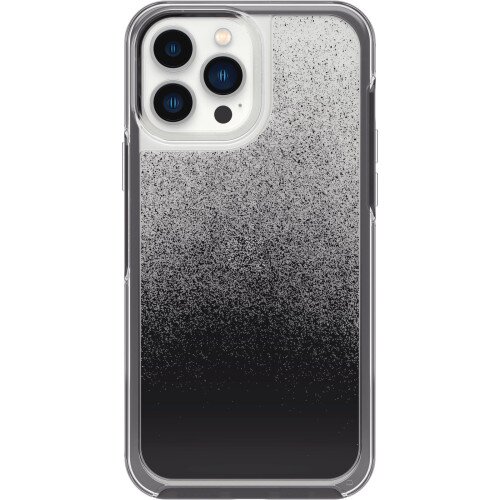 OtterBox iPhone 13 Pro Max Case Symmetry Series Clear - Ombre Spray (Clear / Black)