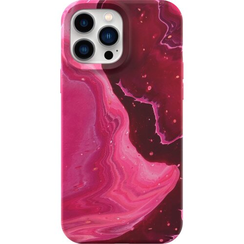 OtterBox iPhone 13 Pro Max Case with MagSafe Figura Series - Mars Graphic (Magenta / Pink)