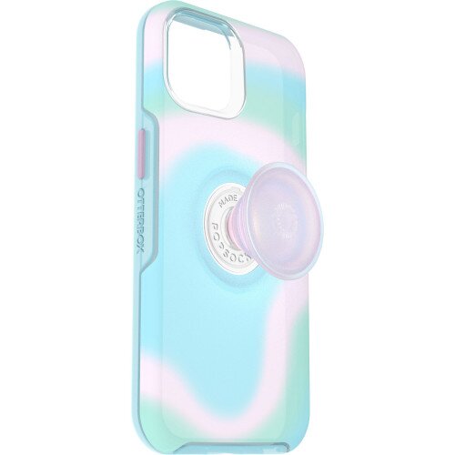 OtterBox Otter + Pop Symmetry Series Case for iPhone 14 Pro - Glowing Aura (Pink)