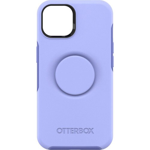OtterBox Otter + Pop Symmetry Series Antimicrobial Case for iPhone 14 Pro Max - Periwink (Purple)