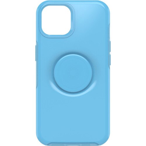 OtterBox Otter + Pop Symmetry Series Case for iPhone 14 Pro - You Cyan This? (Blue)