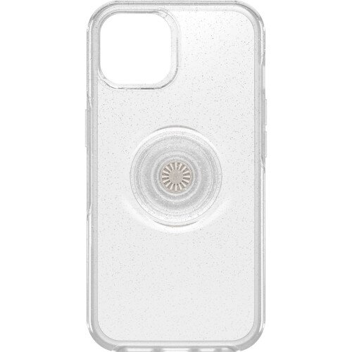 OtterBox Otter + Pop Symmetry Series Clear Case for iPhone 14 Pro - Stardust Pop (Clear Glitter)