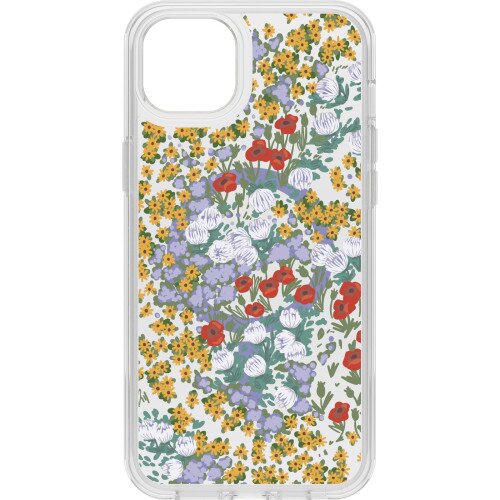 OtterBox Symmetry Series+ Antimicrobial Case with MagSafe for iPhone 14 Plus - Flower Fields (Graphic)
