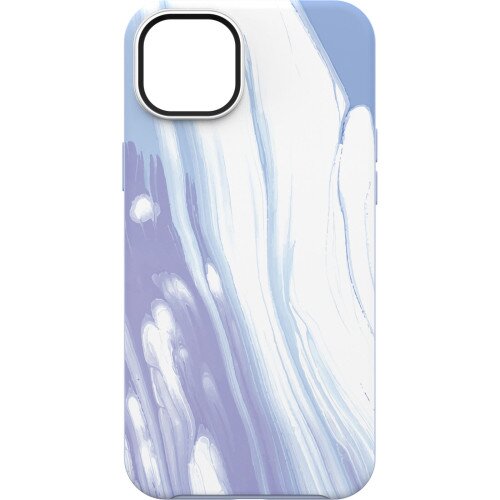 OtterBox iPhone 14 Pro Max Case for MagSafe Symmetry Series+ Antimicrobial - Running Water (Blue)