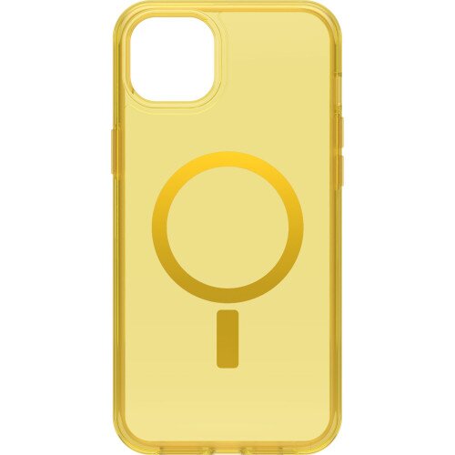 OtterBox Symmetry Series+ Antimicrobial Case with MagSafe for iPhone 14 Plus - Sun Day (Yellow)