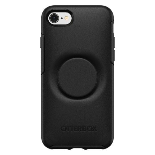 OtterBox Otter + Pop Symmetry Series Case for iPhone SE (3rd and 2nd gen) and iPhone 8/7 - Black