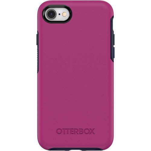 OtterBox Symmetry Series Case for iPhone SE (3rd and 2nd gen) and iPhone 8/7 - Mix Berry Jam (Magenta / Blue)