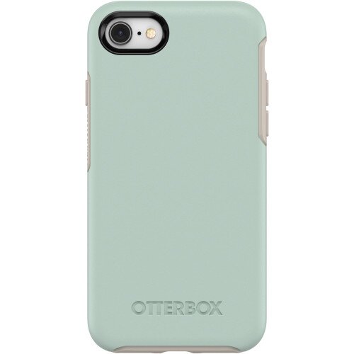 OtterBox Symmetry Series Case for iPhone SE (3rd and 2nd gen) and iPhone 8/7 - Muted Waters (Light Sage)