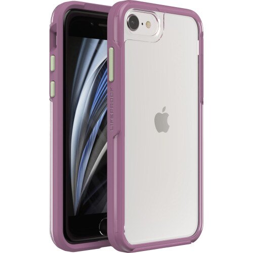 LifeProof SEE Case for iPhone SE (3rd and 2nd gen), iPhone 8 and iPhone 7 - Emoceanal (Clear/Green/Purple)