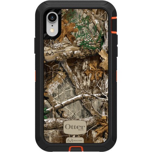 OtterBox iPhone XR Case Defender Series - RealTree Blaze Edge (Camo Graphic)