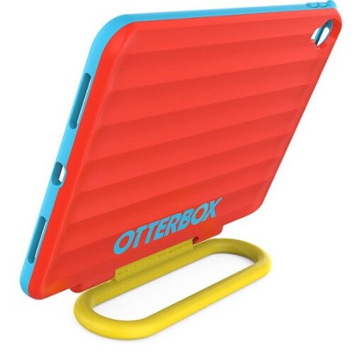 OtterBox Kids EasyClean Case with Screen Protector for iPad (10th gen) Tablet - Hearts & Crafts (Red)