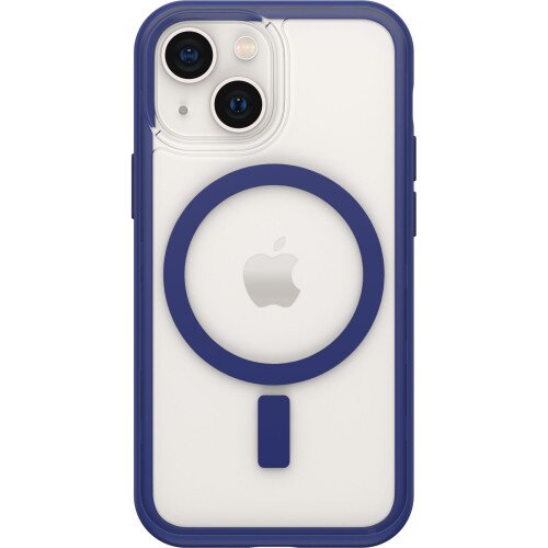 OtterBox Lumen Series Case with MagSafe for iPhone 13 Mini - Challenger (Clear / Dark Blue)