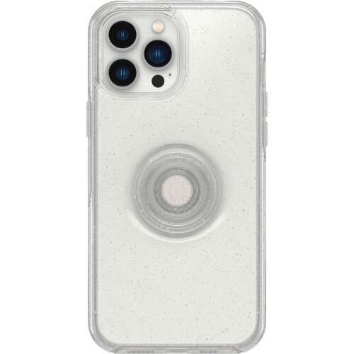 OtterBox Otter + Pop Symmetry Series Clear Case for iPhone 13 Pro Max and iPhone 12 Pro Max - Stardust Pop (Clear Glitter)