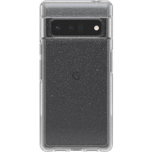 OtterBox Pixel 6 Pro Case Symmetry Series Clear Antimicrobial - Stardust (Clear Glitter)