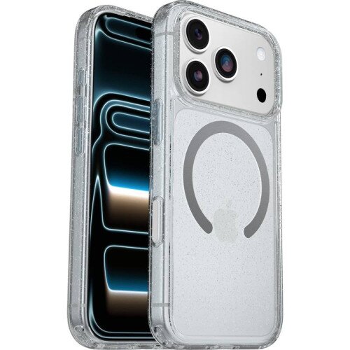 OtterBox Symmetry Series Clear Case for iPhone 17 Pro - Stardust 4.0 (Clear)