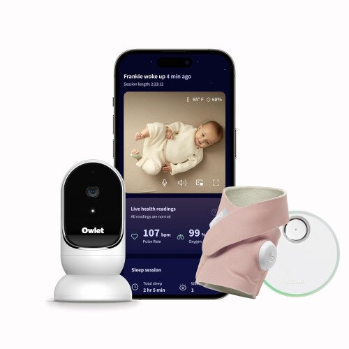 Owlet Dream Smart Baby Monitoring System - Duo - Dusty Rose