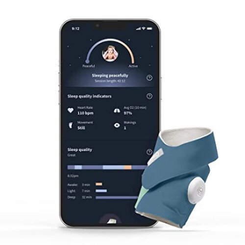 Owlet Dream Sock Baby Monitor - Bedtime Blue