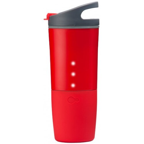 Ozmo Active Smart Water Bottle - Poppy Red