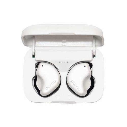 Padmate Pamu Fit Semi-In-Ear ANC Earbuds - White