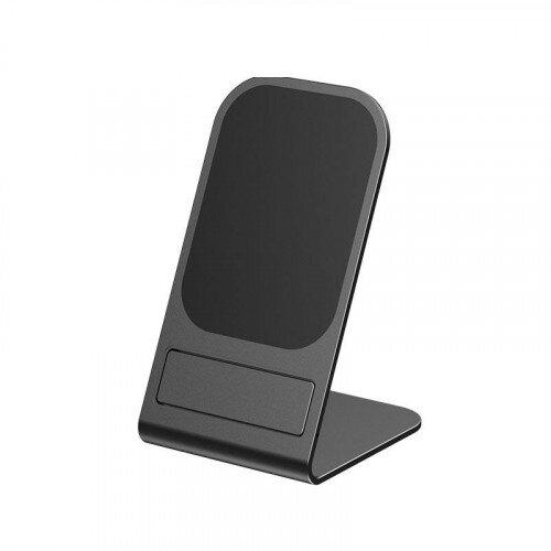 Padmate W23 Magnetic Wireless Charging Aluminum Alloy Bracket - Black