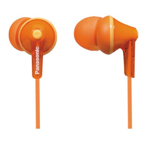 Panasonic ErgoFit RP-HJE125 In-Ear Earbud Headphones - Orange