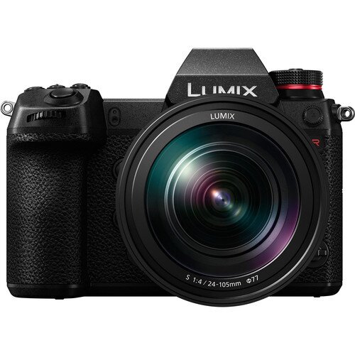 Panasonic LUMIX S1R Kit, Digital Mirrorless Camera with 47.3MP MOS Full Frame, 24-105mm F4 L-Mount Lens