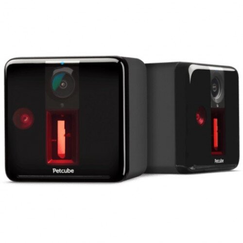 Petcube Play Interactive Wi-Fi Pet Camera - 2-Pack - Carbon Black