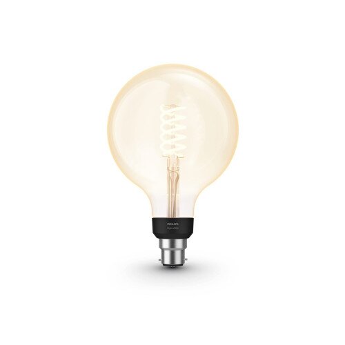 Philips Hue G125 B22 Filament Globe Smart Light Bulb