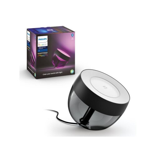 Philips Hue White and Colour Ambiance Bluetooth Iris Table Lamp - Black