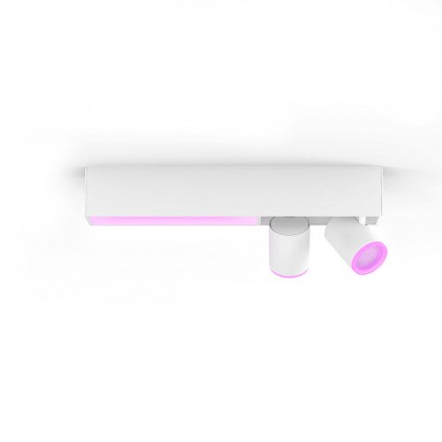 Philips White and Colour Ambience Centris 2-Spot Ceiling Light - White