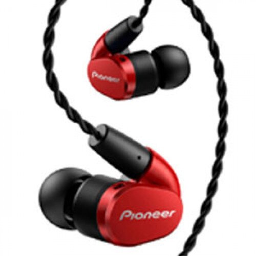 Pioneer SE-CH5T In-Ear Stereo Headphones - Red