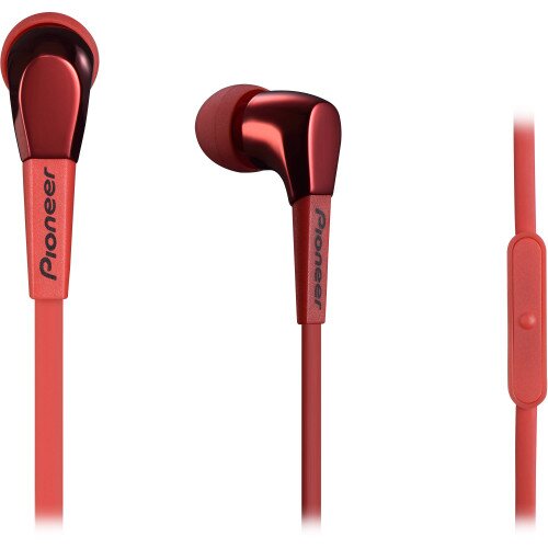 Pioneer SE-CL722T In-Ear Stereo Headphones - Red