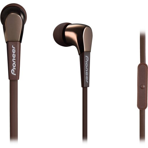 Pioneer SE-CL722T In-Ear Stereo Headphones - Brown