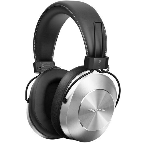 Pioneer SE-MS7BT Wireless/Wired Stereo Headphones - Silver