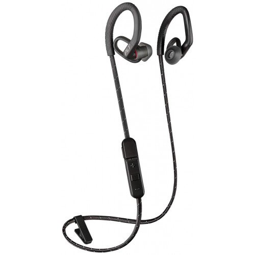 Poly Plantronics BackBeat FIT 350 Wireless Sport Earbuds - Black/Grey