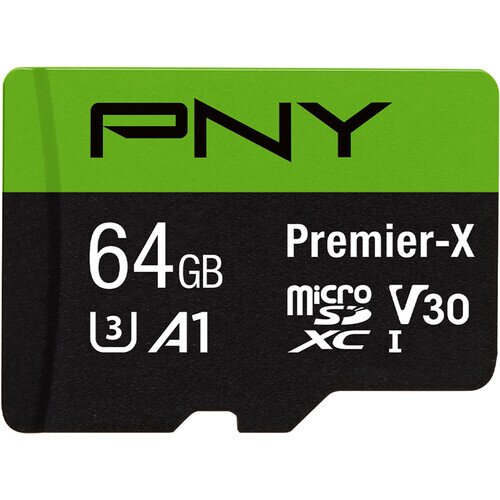 PNY Premier-X Class 10 U3 V30 microSD Flash Memory Card