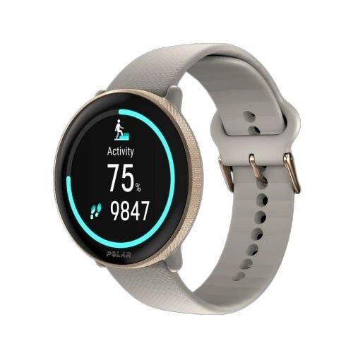 Polar Ignite 3 Fitness & Wellness Smartwatch - Greige Sand