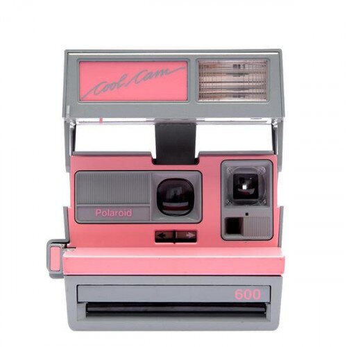 Polaroid 600 Instant Camera - Cool Cam Pink & Grey