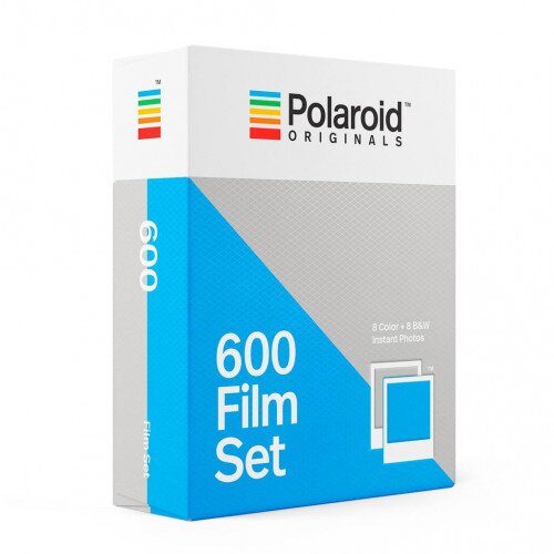 Polaroid 600 Color and B&W Film Set