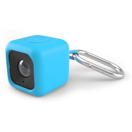 Polaroid Bumper Pendent Case for Polaroid Cube Lifestyle Action Camera - Blue