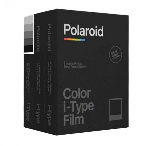 Polaroid i-Type Film Black Frame Triple Pack