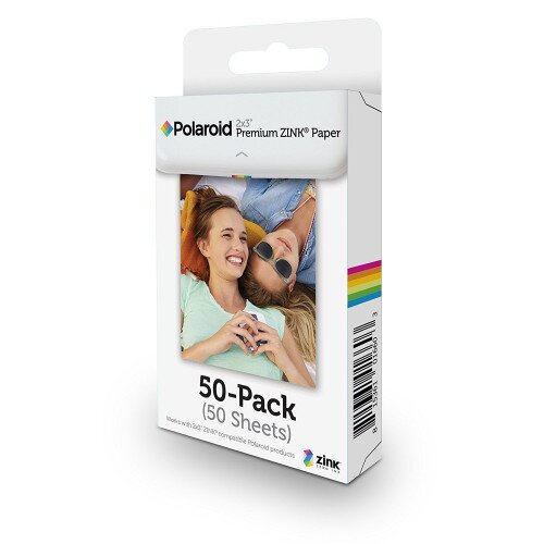 Polaroid ZINK Zero Ink Paper 2" x 3" - 50-Pack
